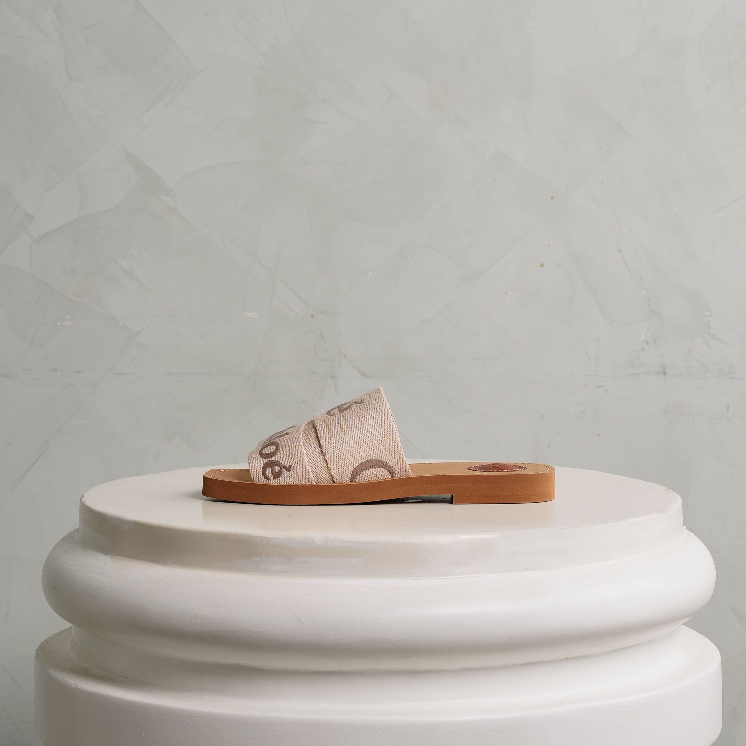 Chloé Woody Flat Mule White Chloé Sandals Chloe Woody Slides