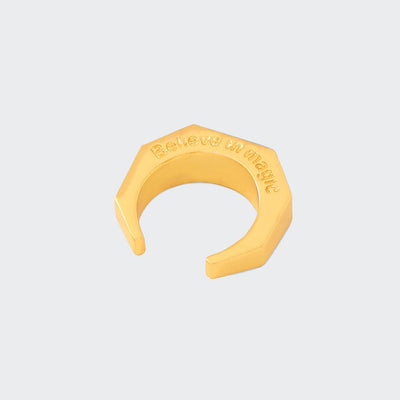 AZGA Believe in Magic 22kt gold plated ring