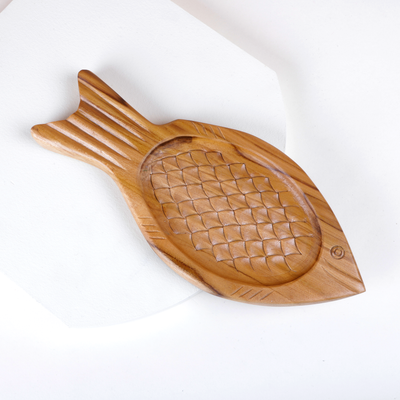 Wooden Fish Platter