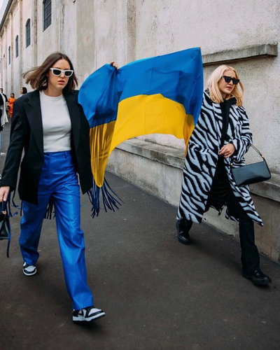 Fashion's Reaction to the war in Ukraine