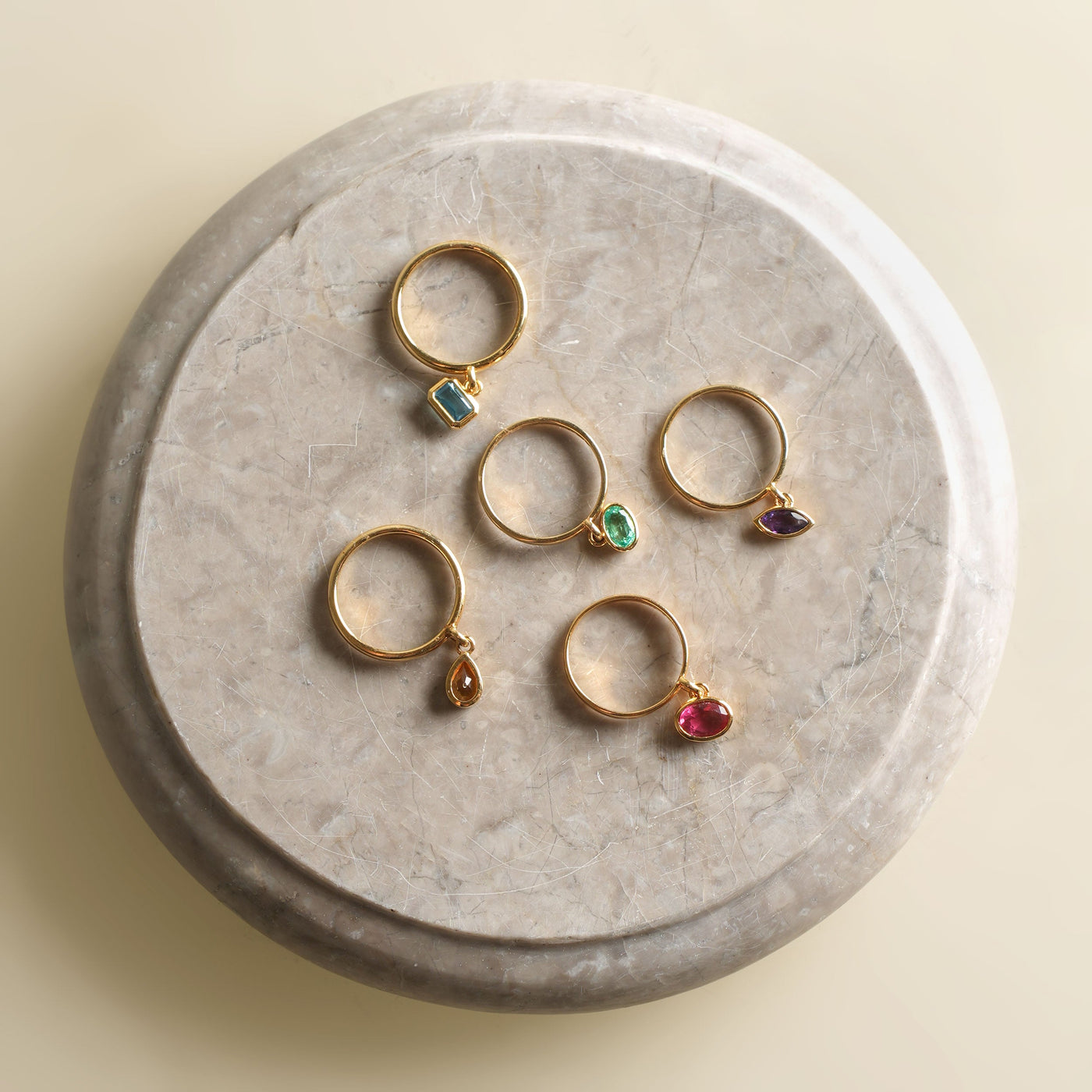 Ilios Charm Stacker Ring