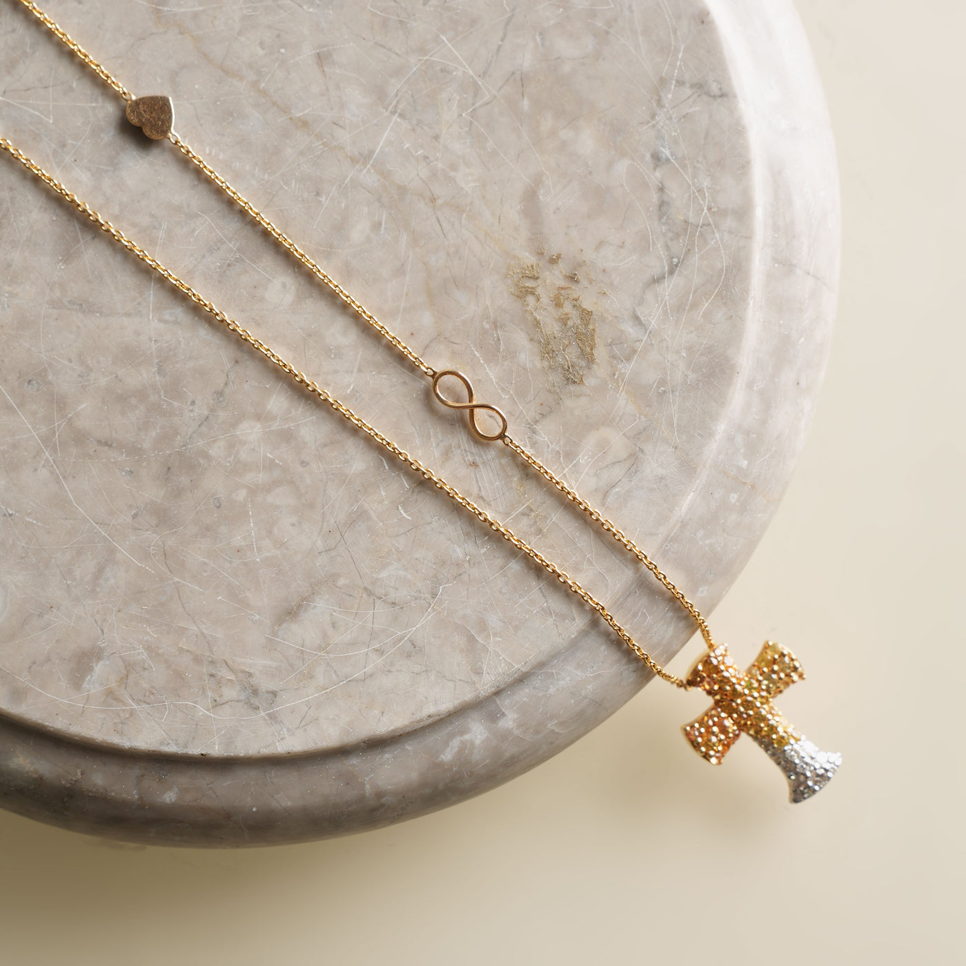 Cross Diamond Necklace