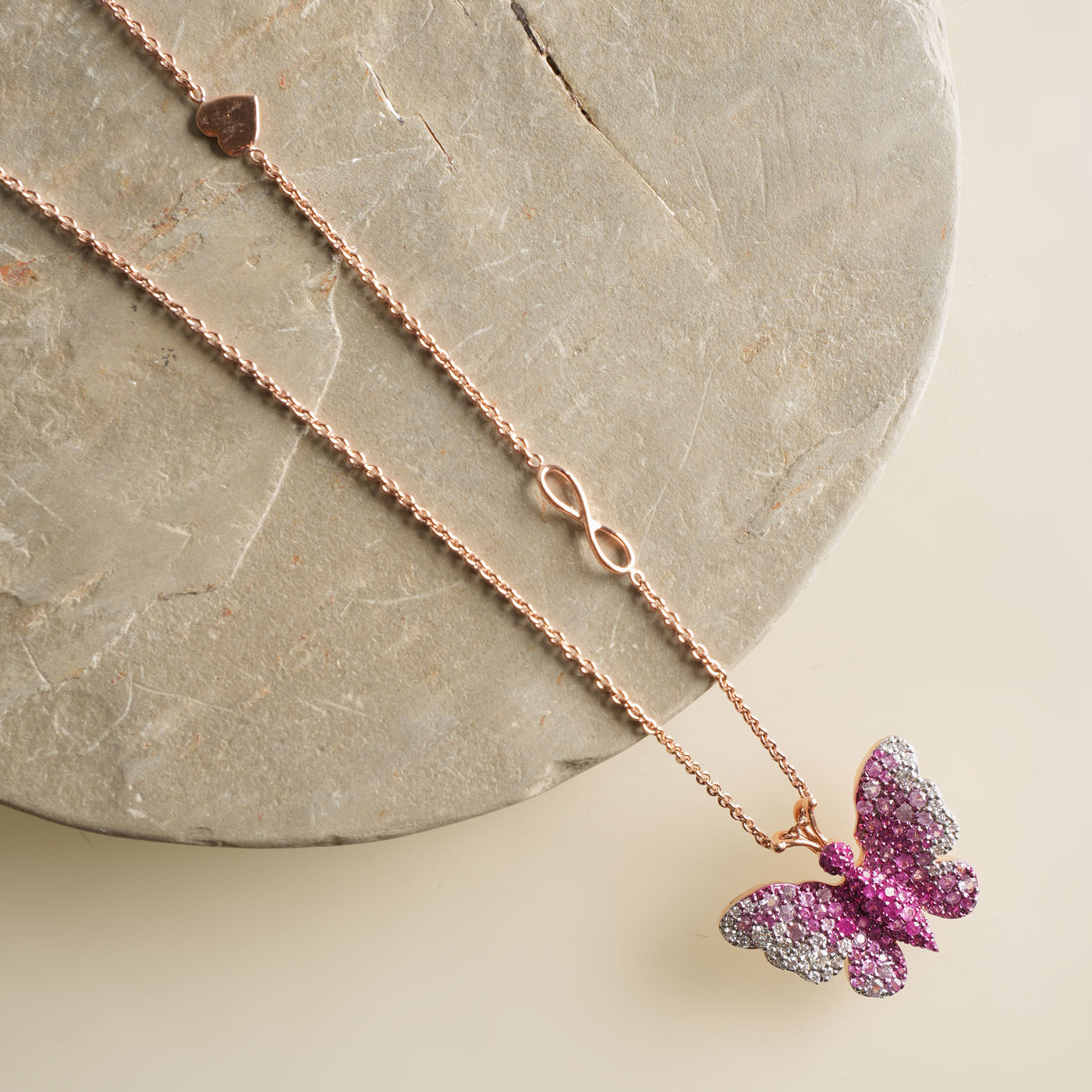 Butterfly Diamond Necklace