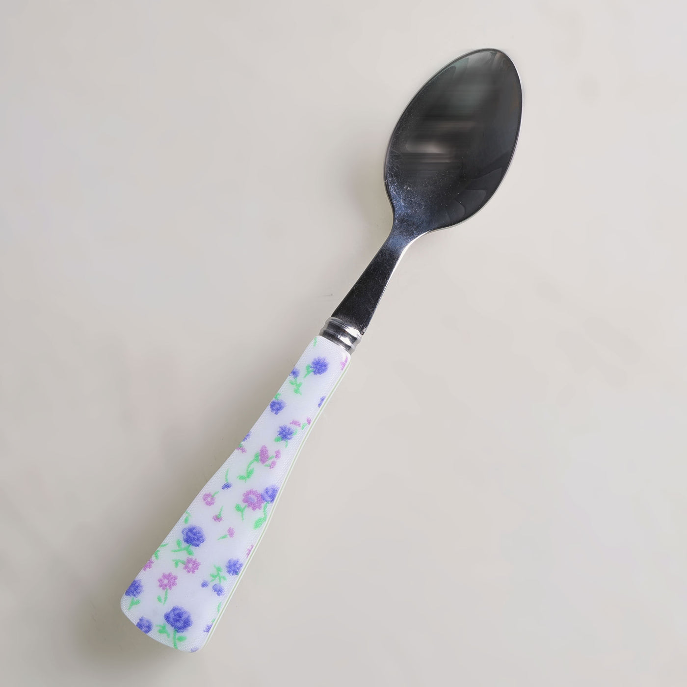 SABRE blue tea spoons in cady liberty colour stainless steel with colourful handle