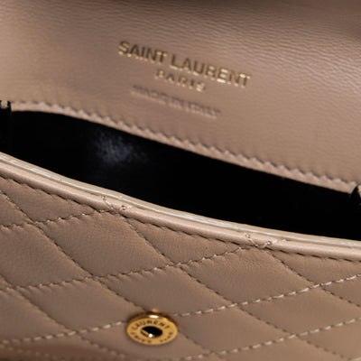 SAINT LAURENT leather gaby wallet
