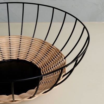 FLECK Minimal Natural Rattan Basket