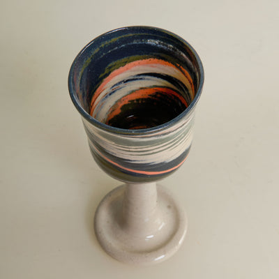 VEENA POTTERY marbled sake glasses