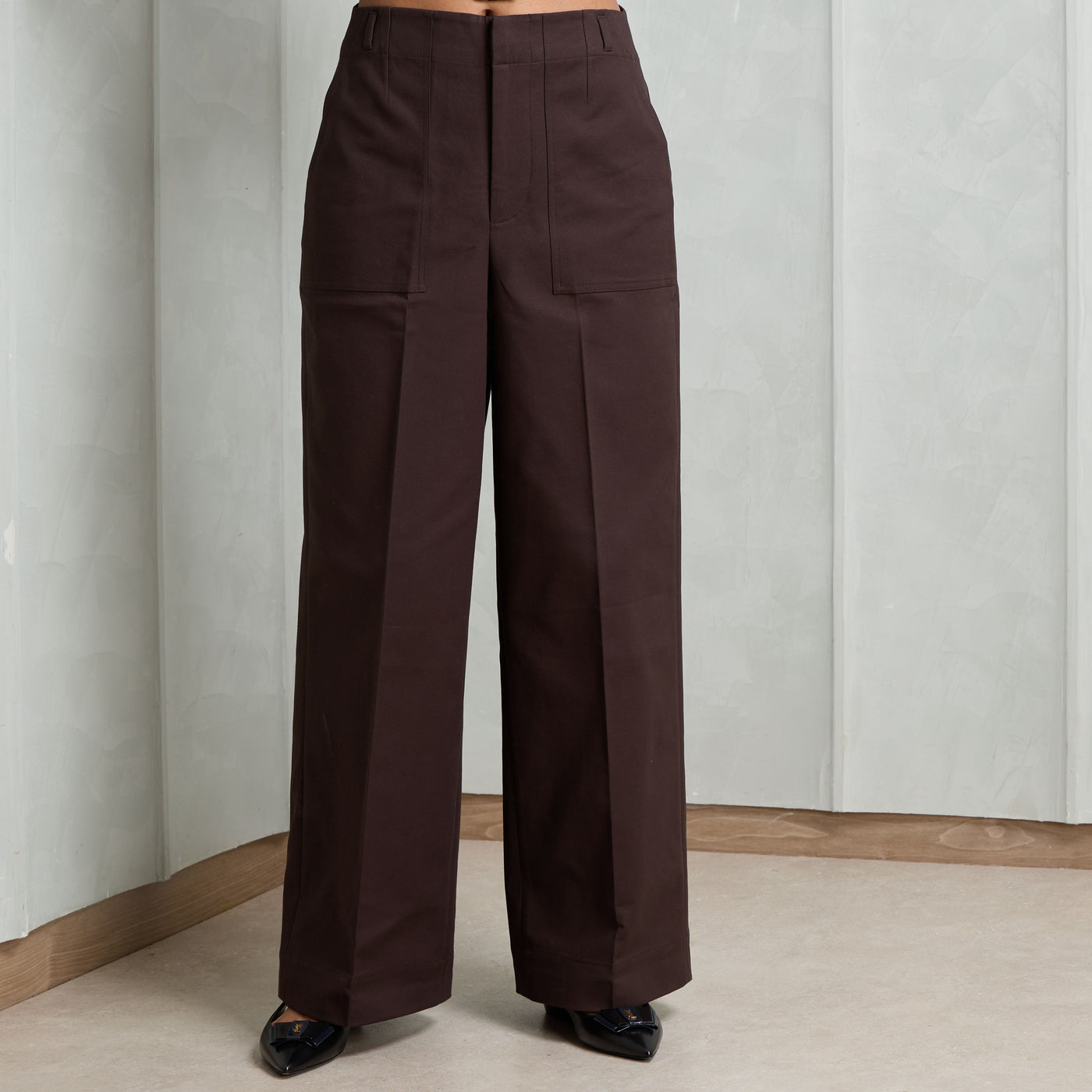 BHAANE bown wide legged trousers
