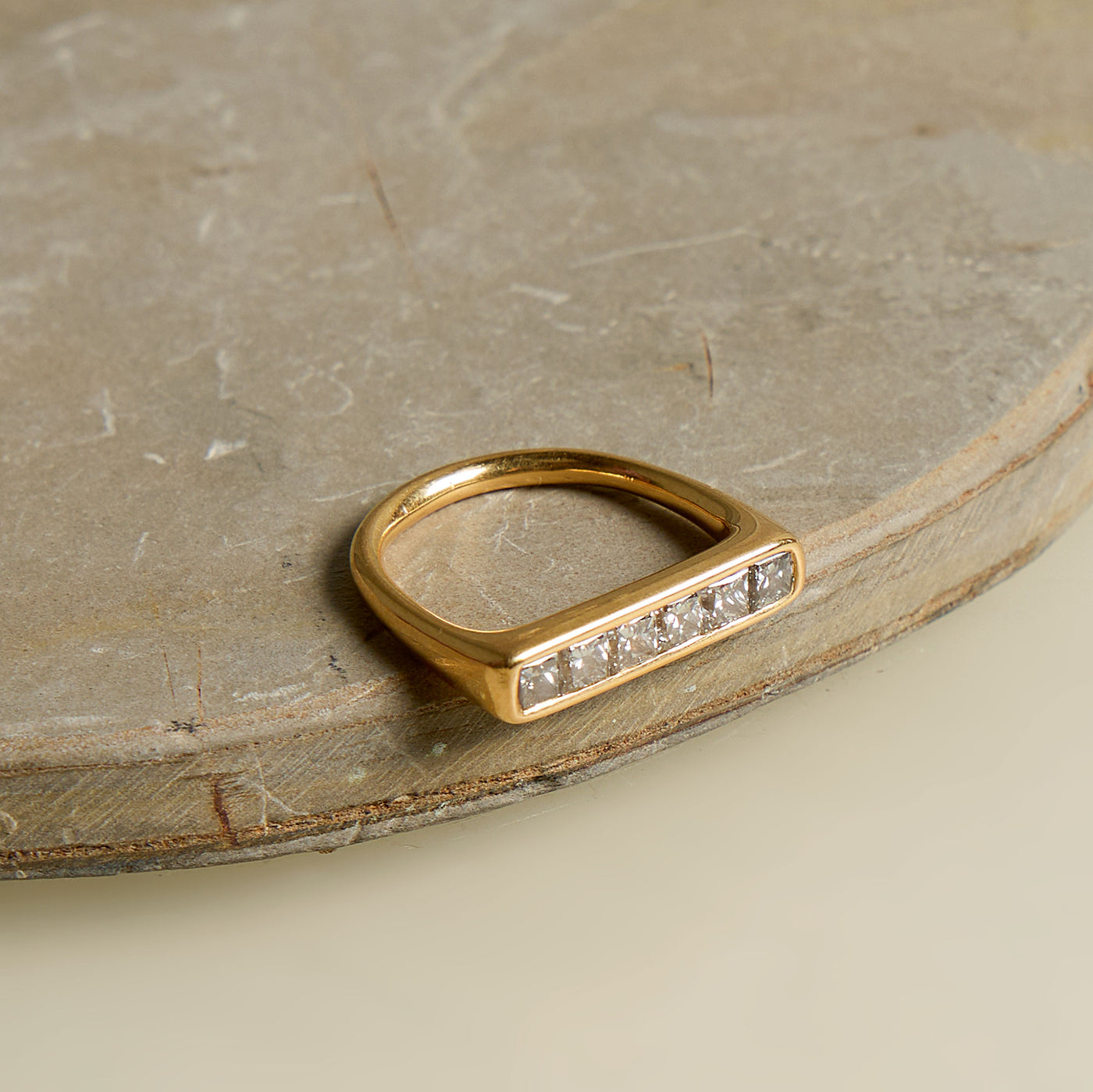 ADI HANDMADE studded ring