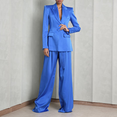 ALEX PERRY Blue Arlo fitted Blazer