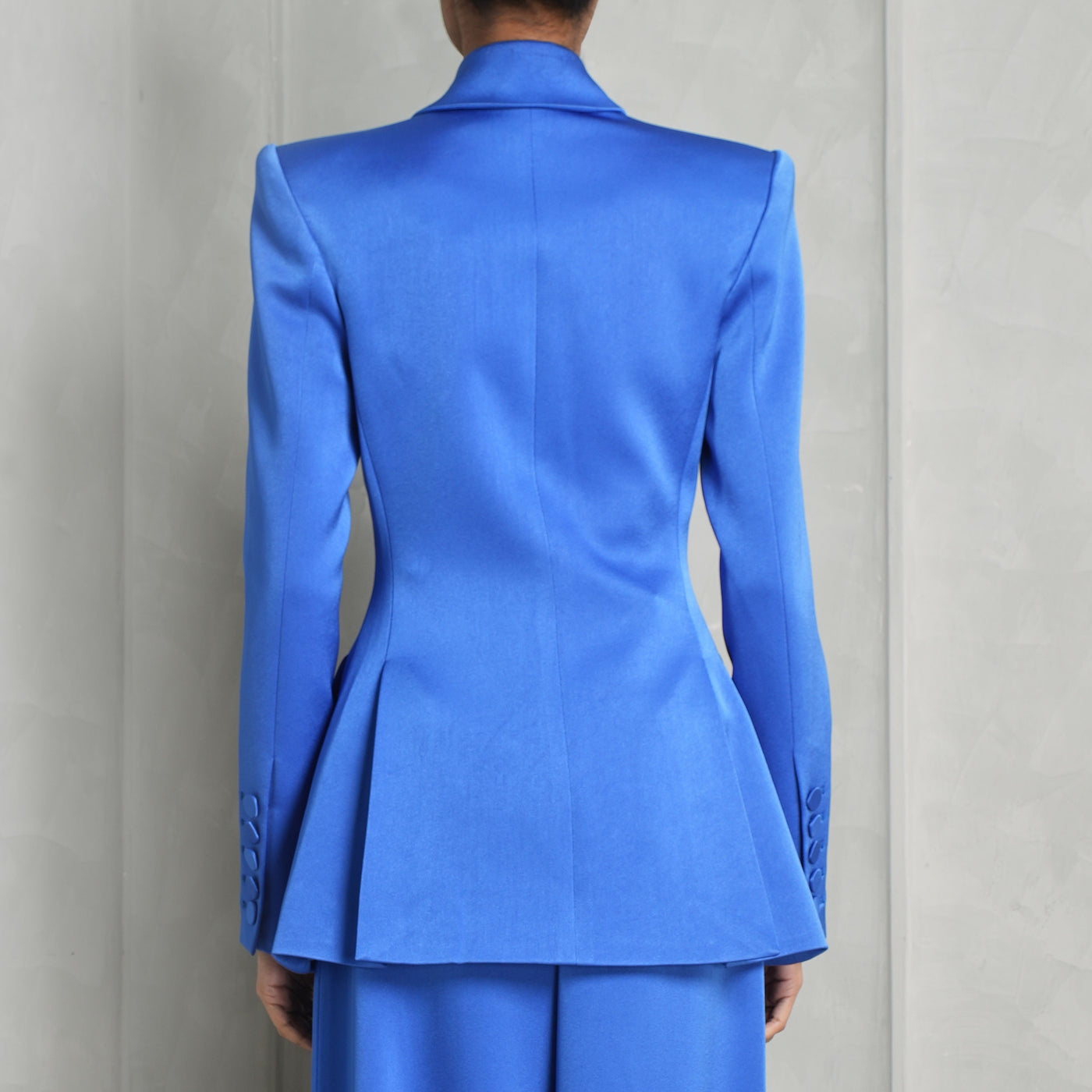 ALEX PERRY Blue Arlo tailored fitted Blazer