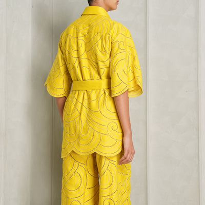 yellow shirt le mill cotton elie saab 