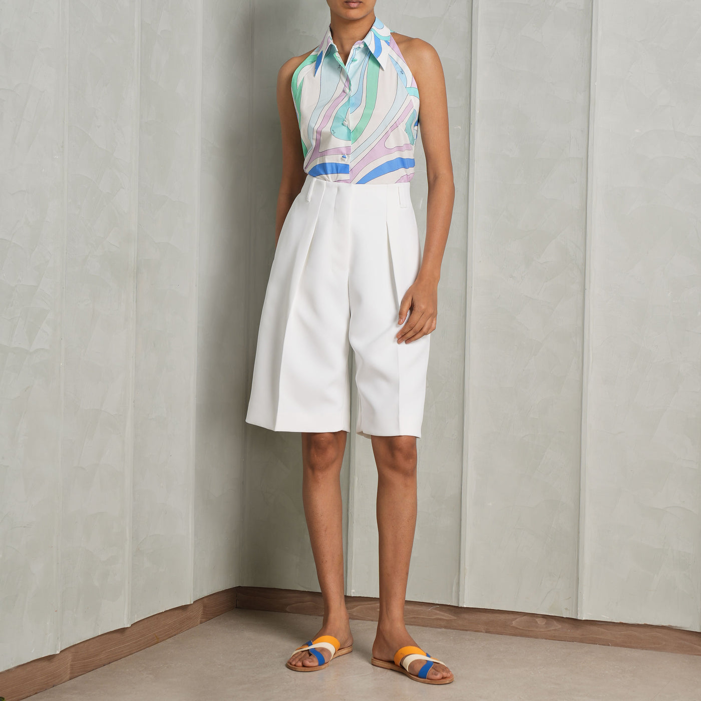 PUCCI Multicolour Sleeveless Shirt 