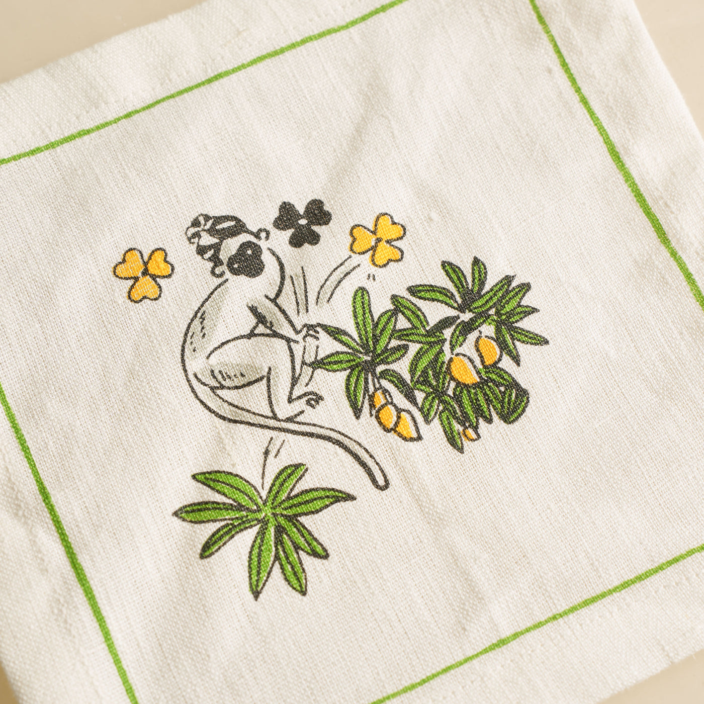 monkey cocktail napkins le mill