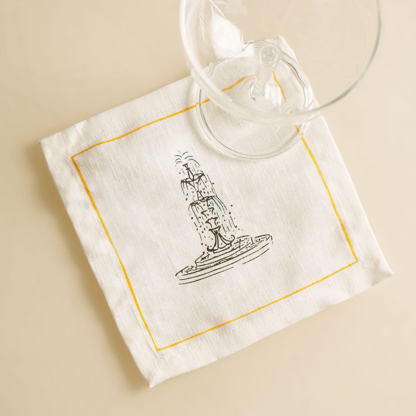  Cocktail Napkin artchives le mill