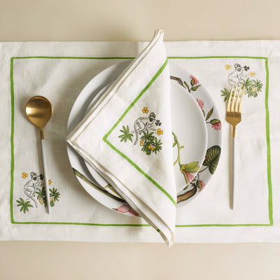 artchives tablemats and napkins