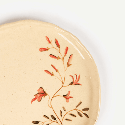 Floral Painted Plate