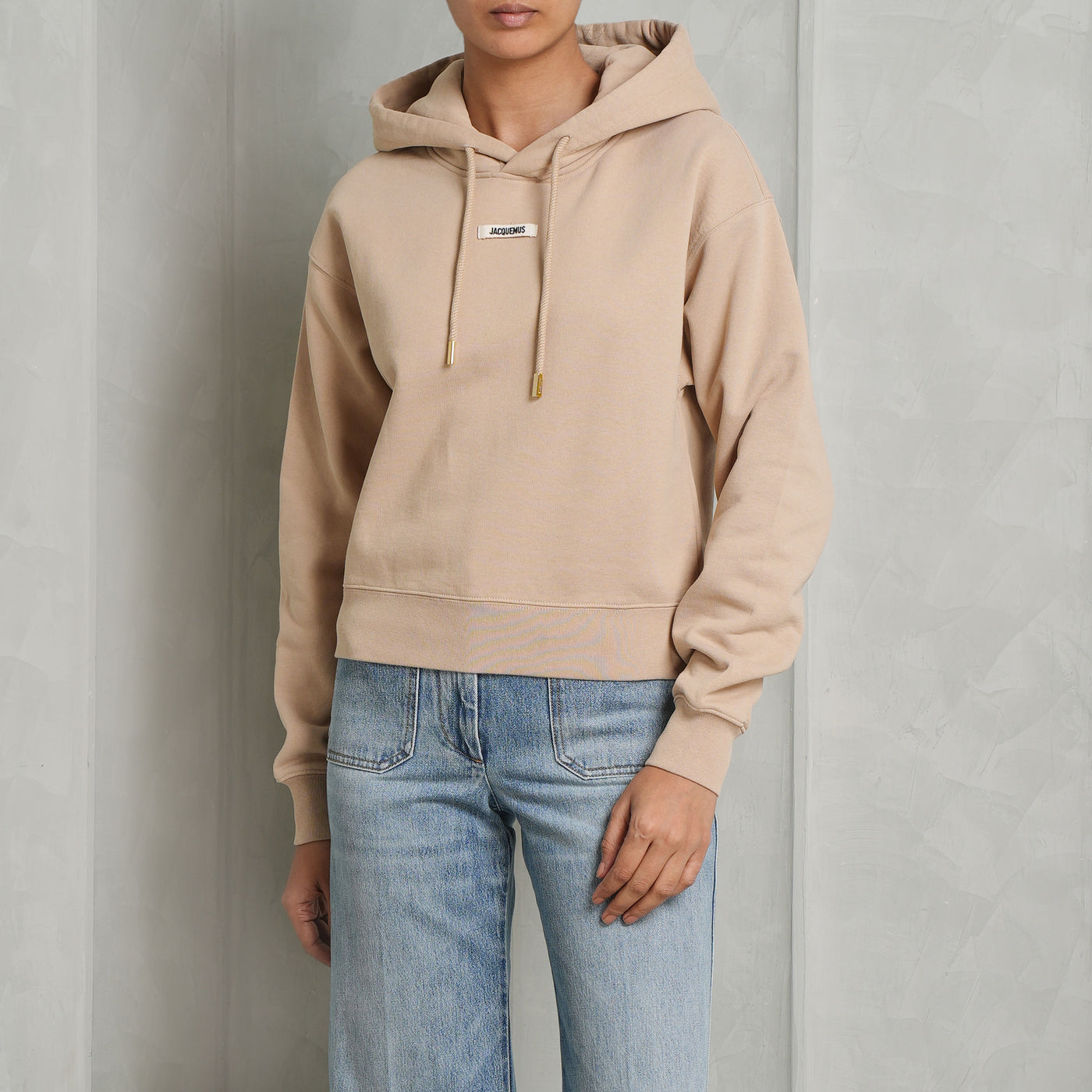 Jacquemus Gros Grain Hoodie Full Sleeves