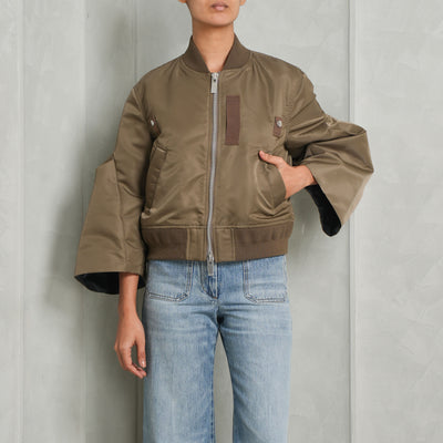 Sacai Nylon Beige Twill Blouson