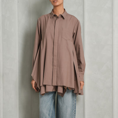 Sacai Suiting Polyester Shirt