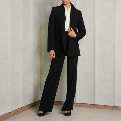 CHLOÉ Black wool Buttonless Tailored Jacket