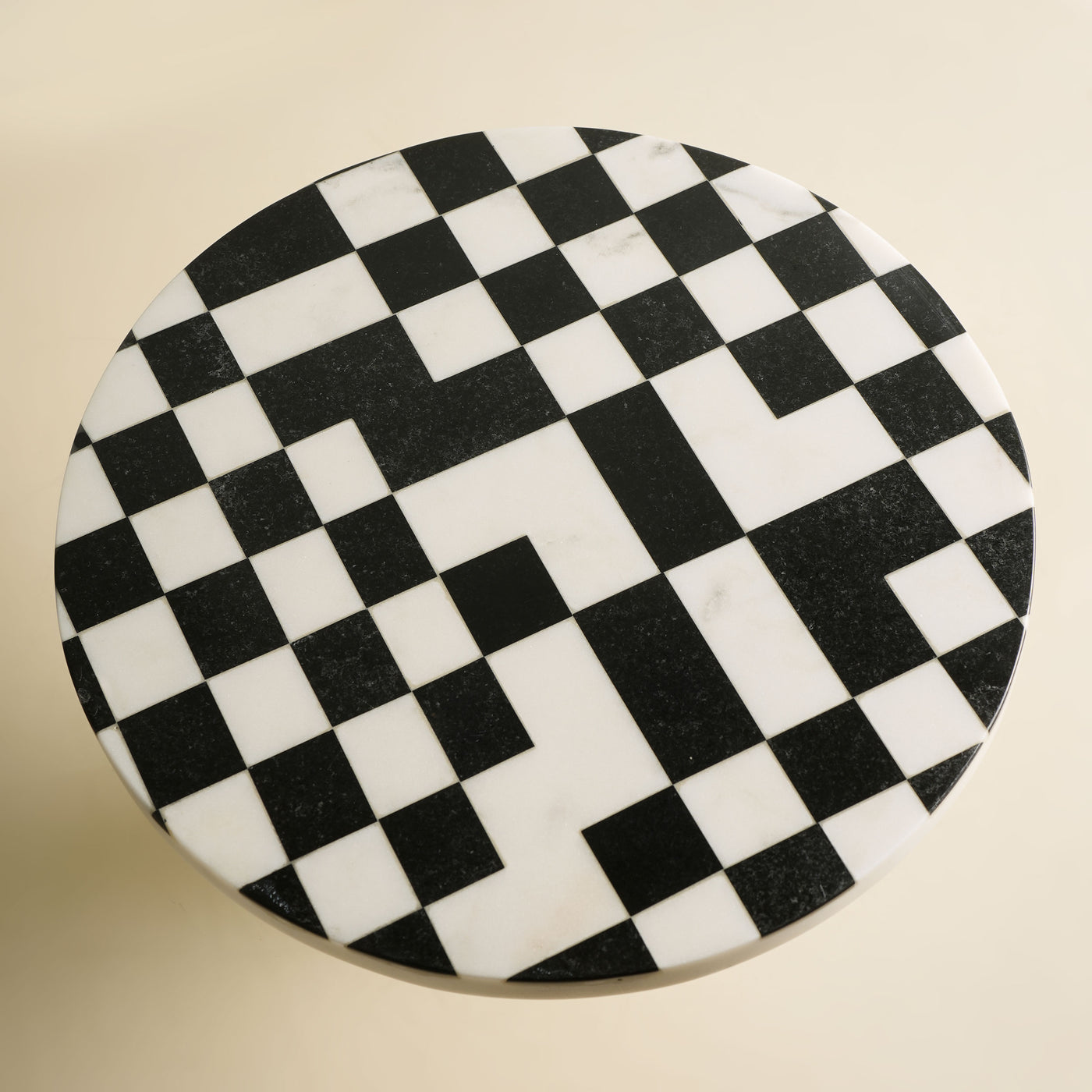 Black Checkered Cake Stand