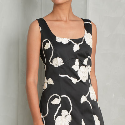 3D Flower Mini Dress