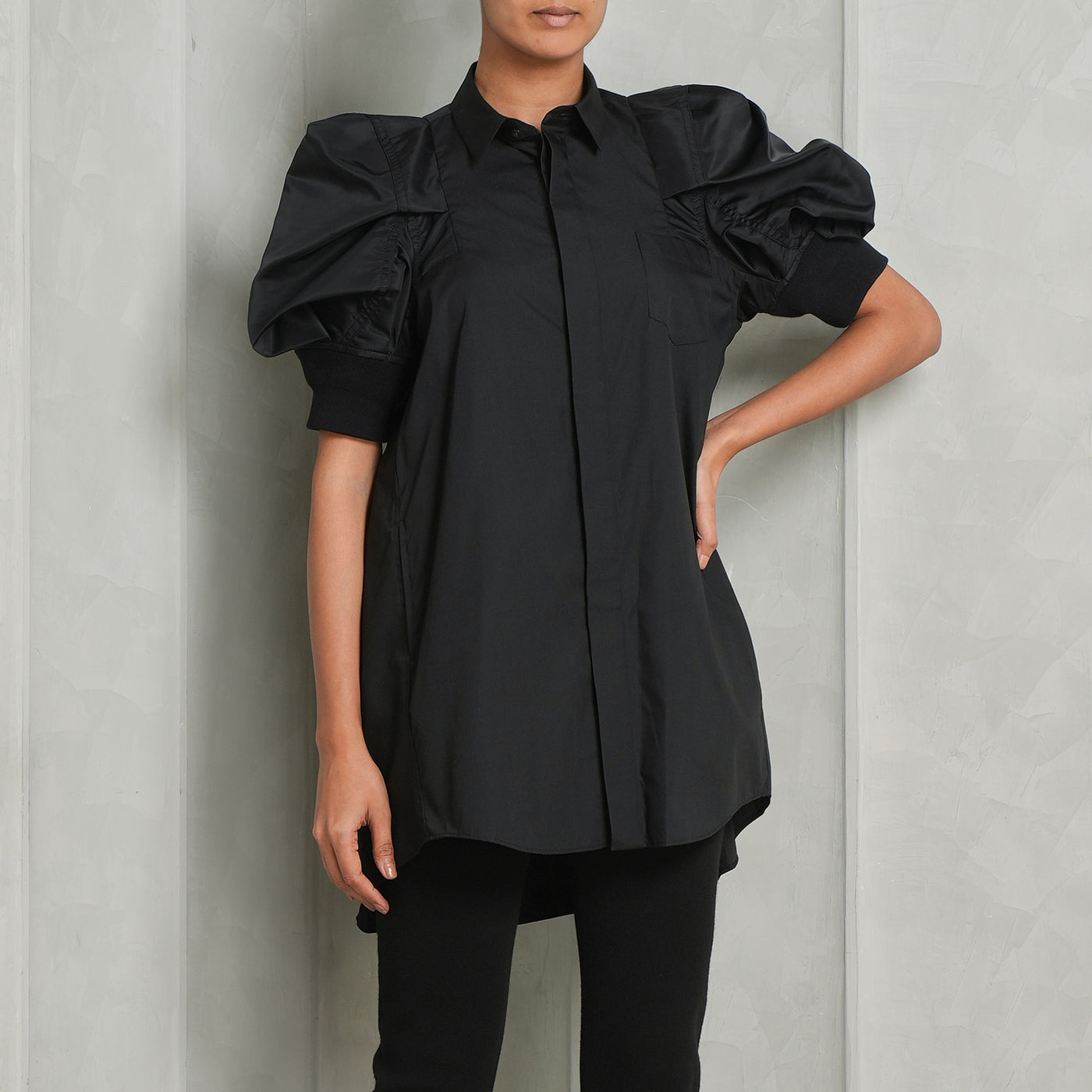 Poplin Twill Shirt Dress