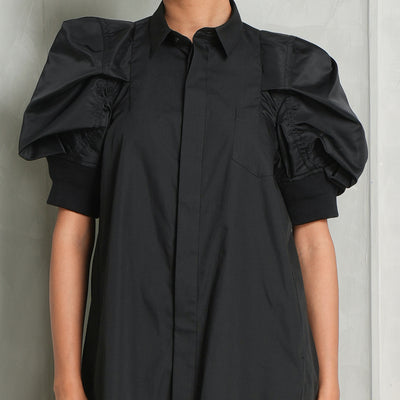 Poplin Twill Shirt Dress