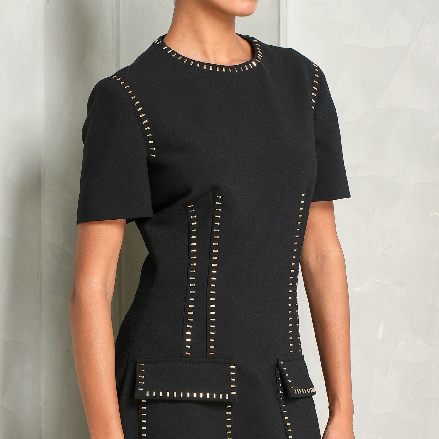 Embellished Cady Dress