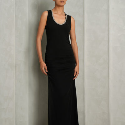 Simkhai Black Tencel Fiamma Midi Dress