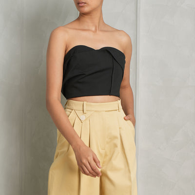 NACKIYÉ Cropped Forbidden Bustier Top