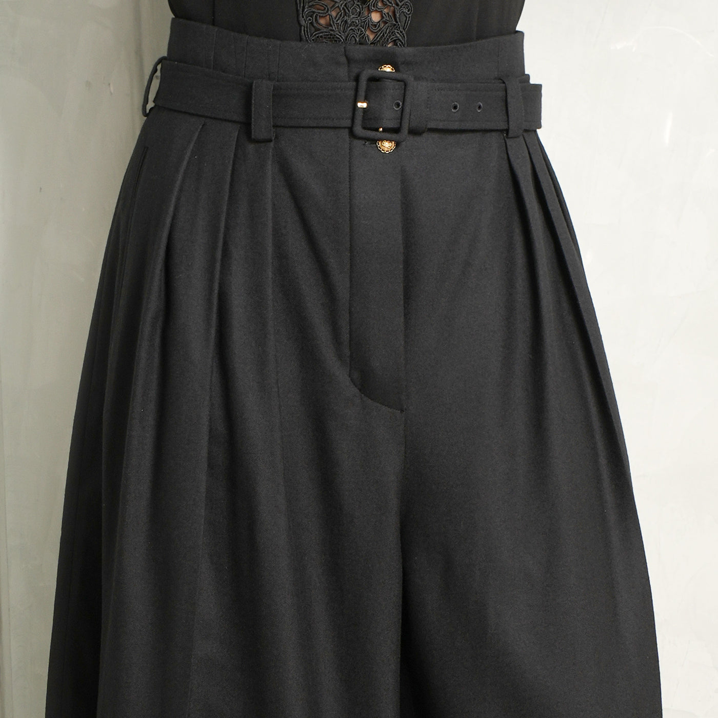 black woolen pants zimmermann le mill
