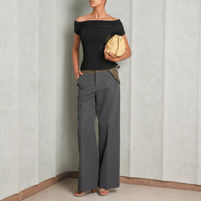 Knitted Off Shoulder Top