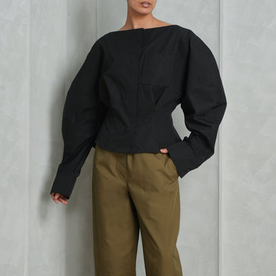 Jacquemus Black Cotton Shirt