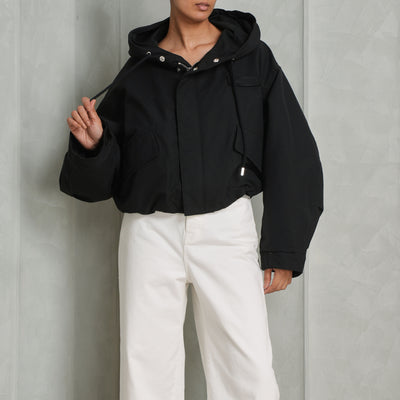 Jacquemus Black Cropped Parka