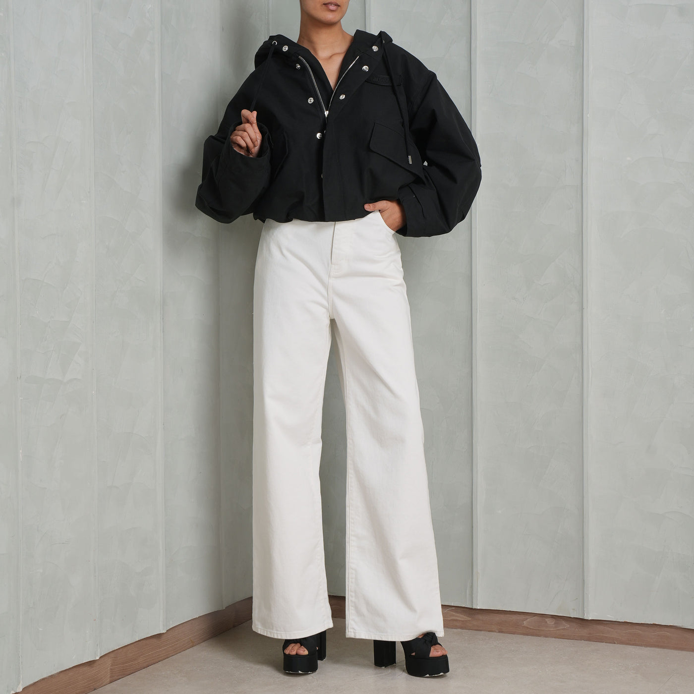 Jacquemus Caraco Cropped Parka