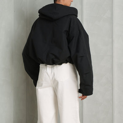 Jacquemus Black Polyamide Cropped Parka