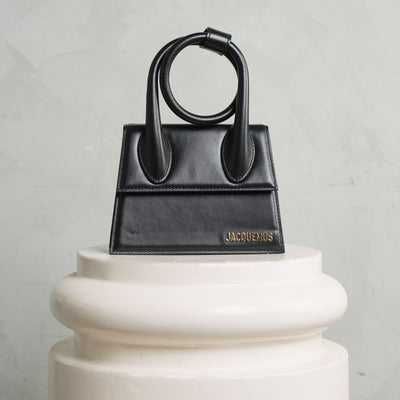 JACQUEMUS Black Le Chiquito Noeud Bag