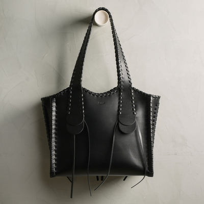 CHLOÉ black mony medium tote bag