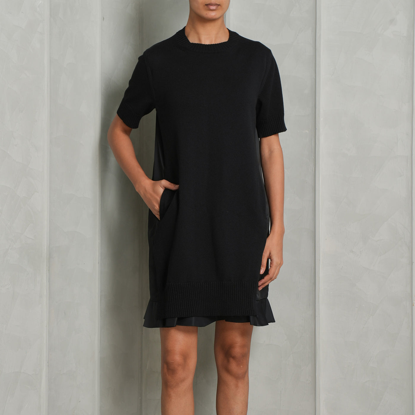 Twill Knit Dress