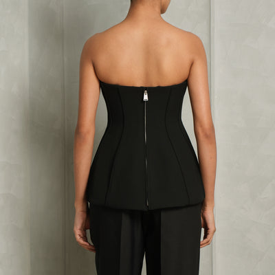 Simkhai Parker Bustier Black Top