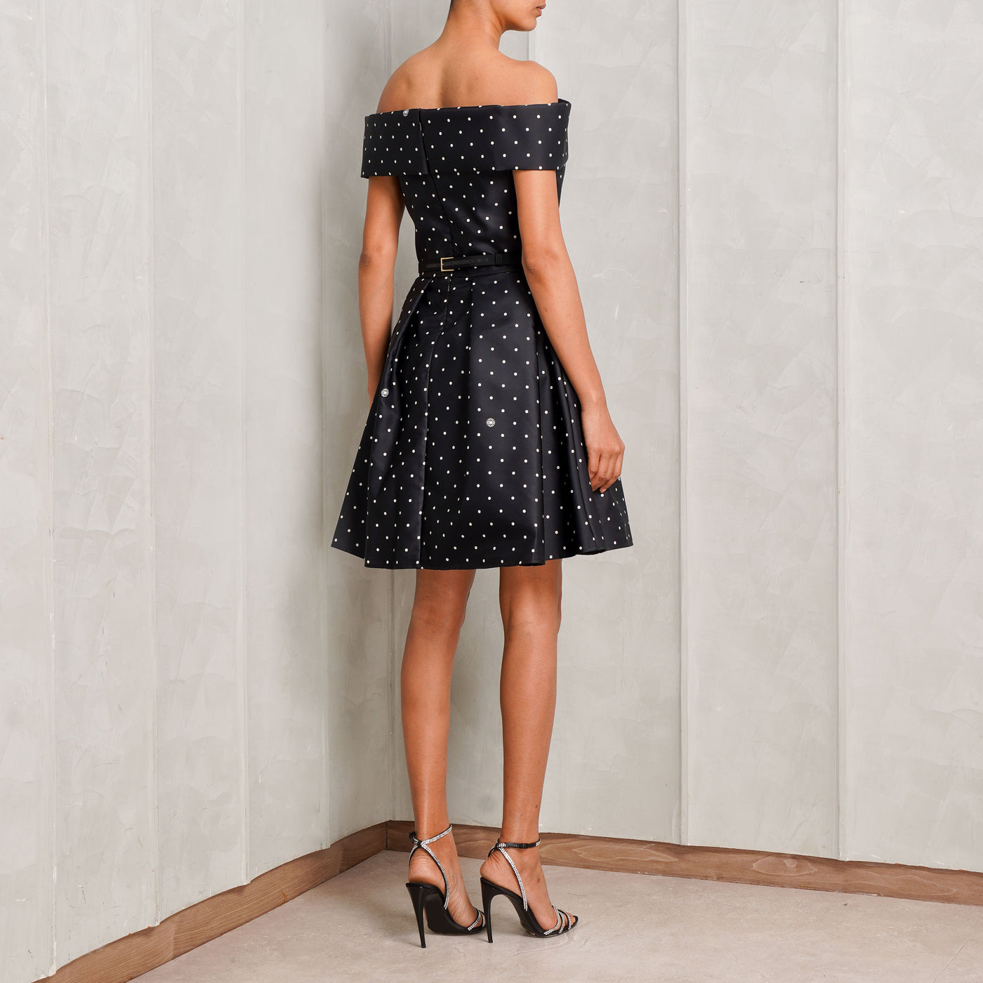Polka-Dot Duchesse Short Dress | Elie Saab | Le Mill
