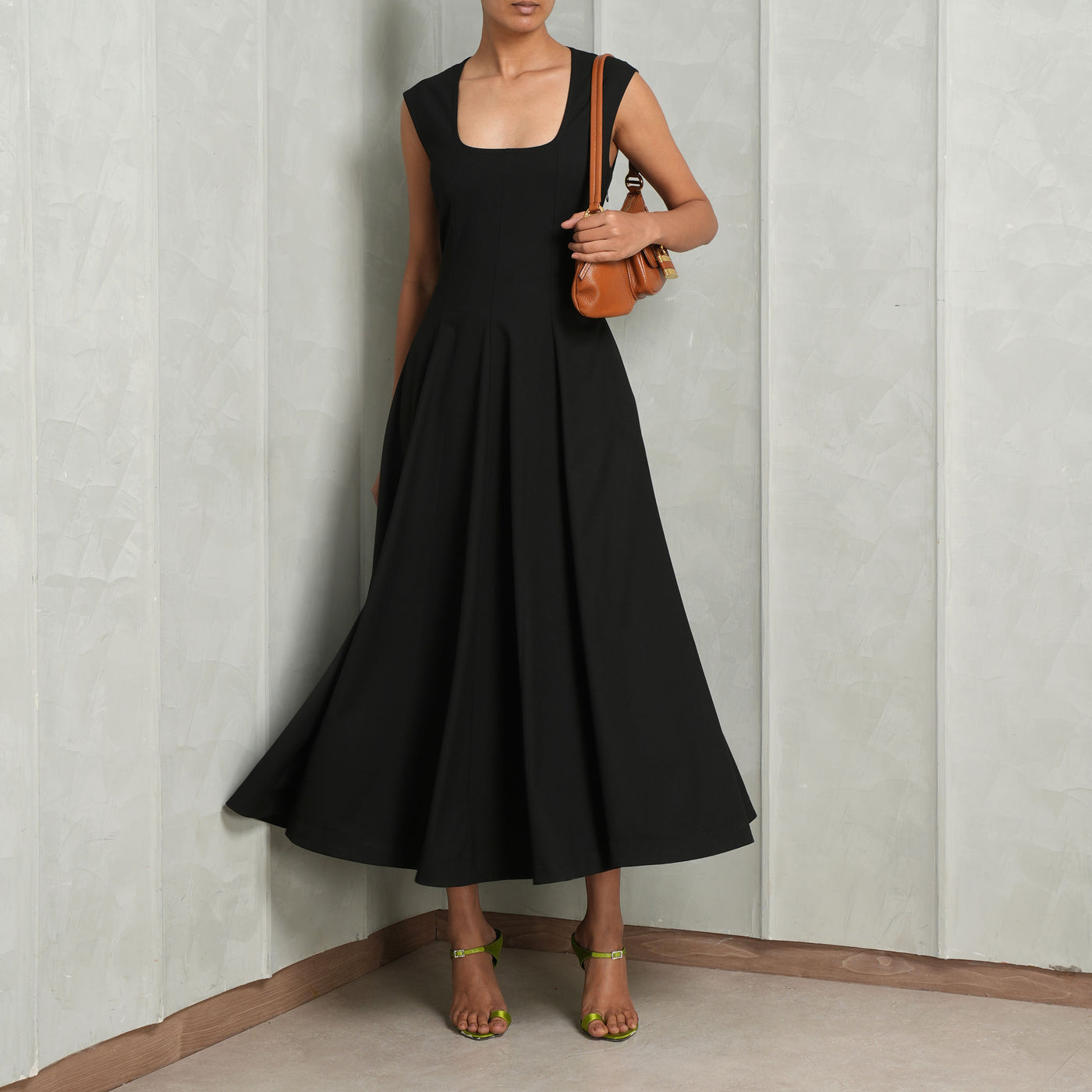 Scooped Panel Dress