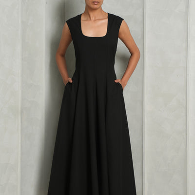 Scooped Panel Dress