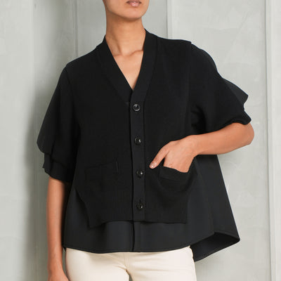 Suiting Mix Knit Cardigan