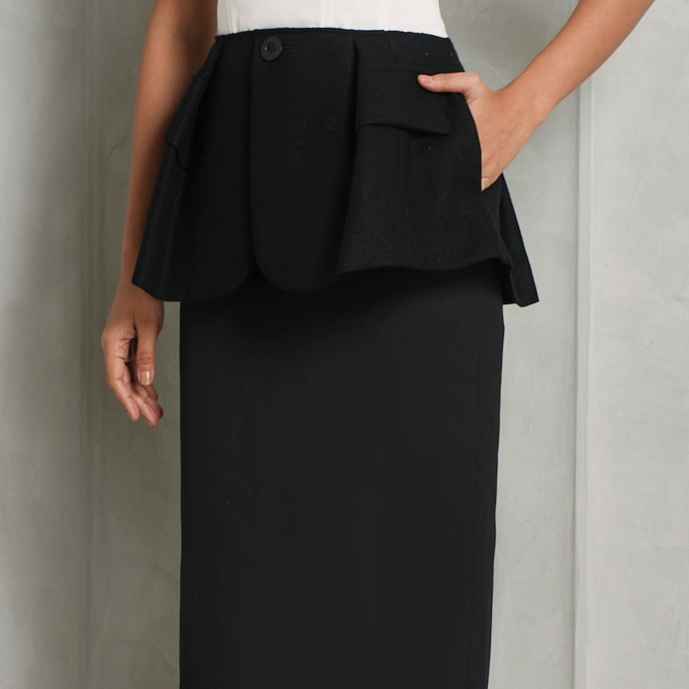 Suiting Melton Skirt