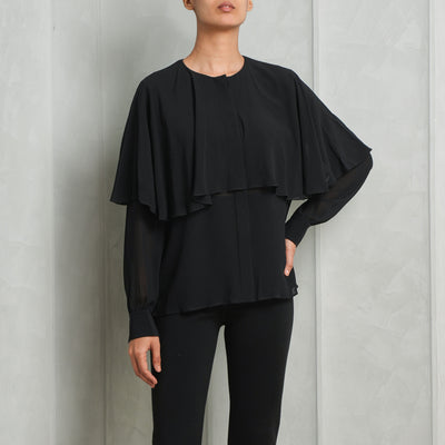 Chloé Cape Blouse Long Sleeves