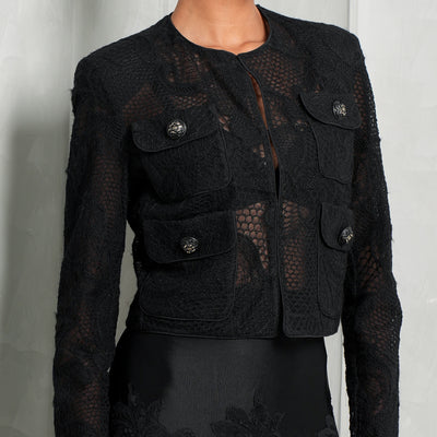 Embroidered Lace Jacket