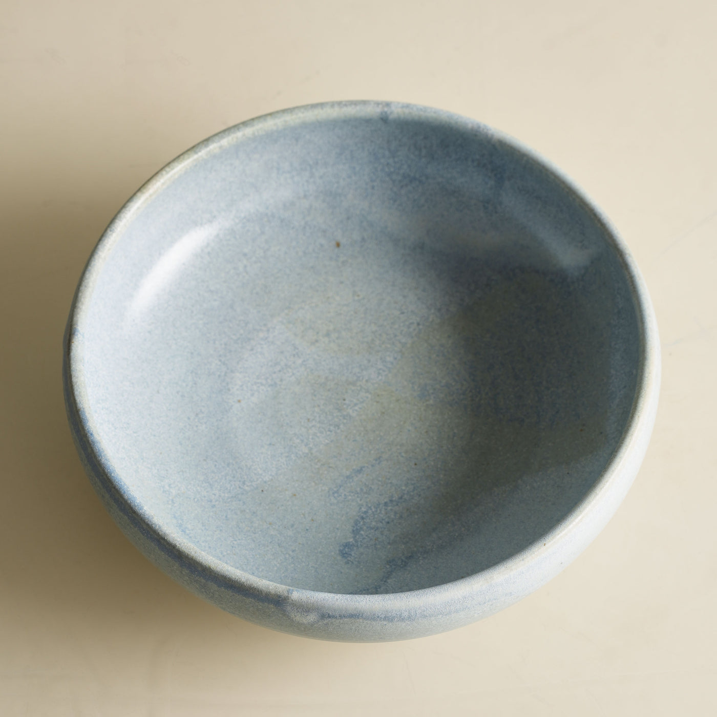 blue ceramic cereal bowl

